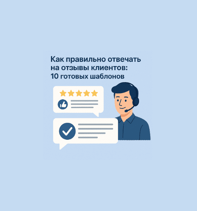 Как правильно отвечать на отзывы клиентов: 10 готовых шаблонов