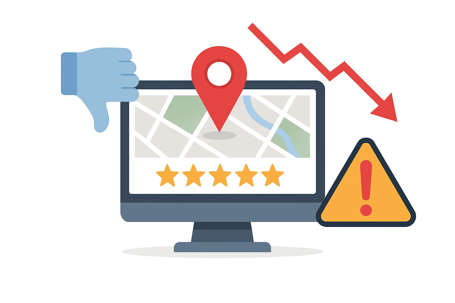 Почему падает рейтинг компании на Яндекс.Картах и как это исправить